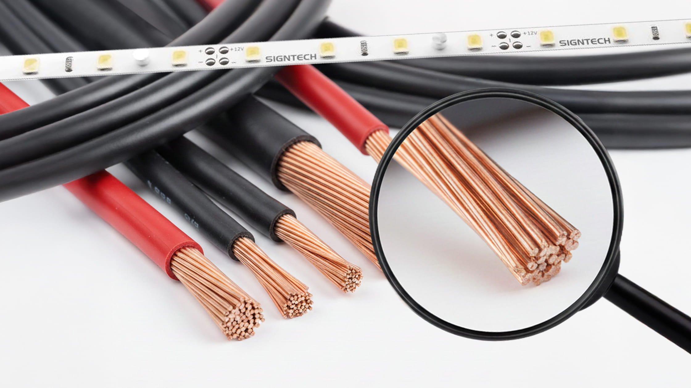 Jak vybrat správný kabel pro 12 V LED system-Lupa-2240x1260